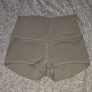 Luluemon High-Waisted Taupe Women's Shorts